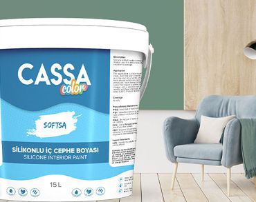 cassa silikonlu iç cephe boyası