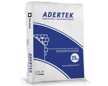 adertek yapıştırma alçısı